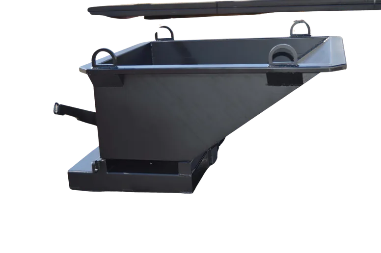 Tilt hopper with crane lugs